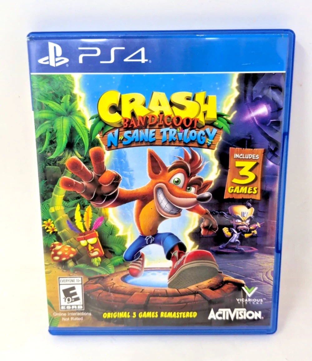 PS4 CRASH BANDICOOT N.SANE TRILOGY - PlayStation 4 fast shipping